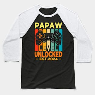 papaw level unlocked est 2024 Baseball T-Shirt